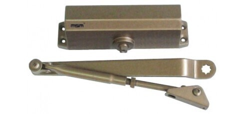 Дверной гидравлический морозостойкий доводчик MSM D180kg BR (коричневый)  #1