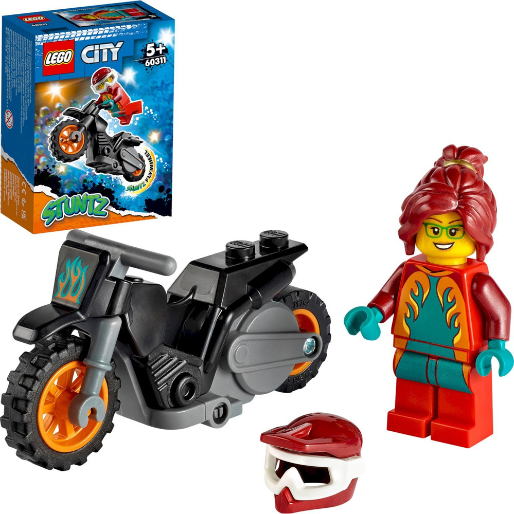 Конструктор LEGO City Stuntz, 60311, Огненный трюковый мотоцикл #1