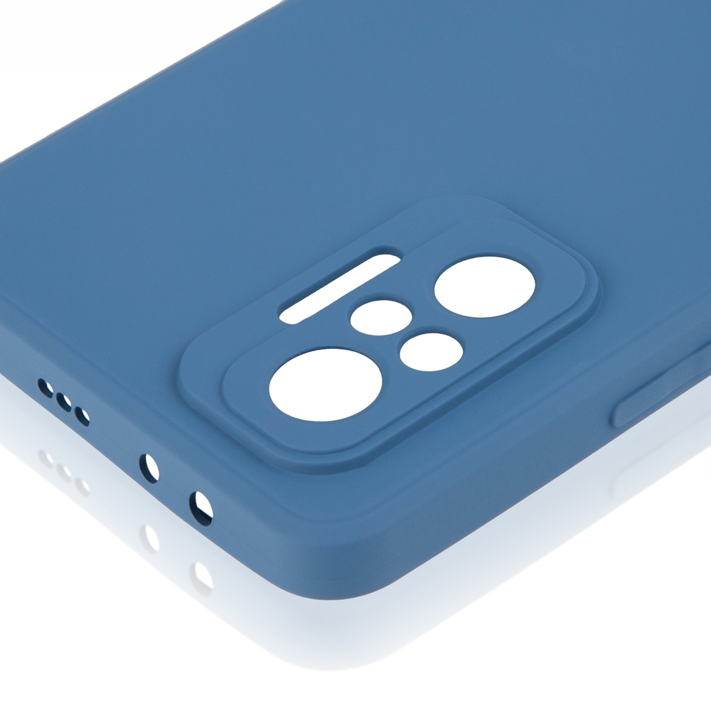 Матовый силиконовый чехол ROSCO для Xiaomi Redmi Note 10 Pro (Сяоми Редми Ноут 10 Про) с микрофиброй #1