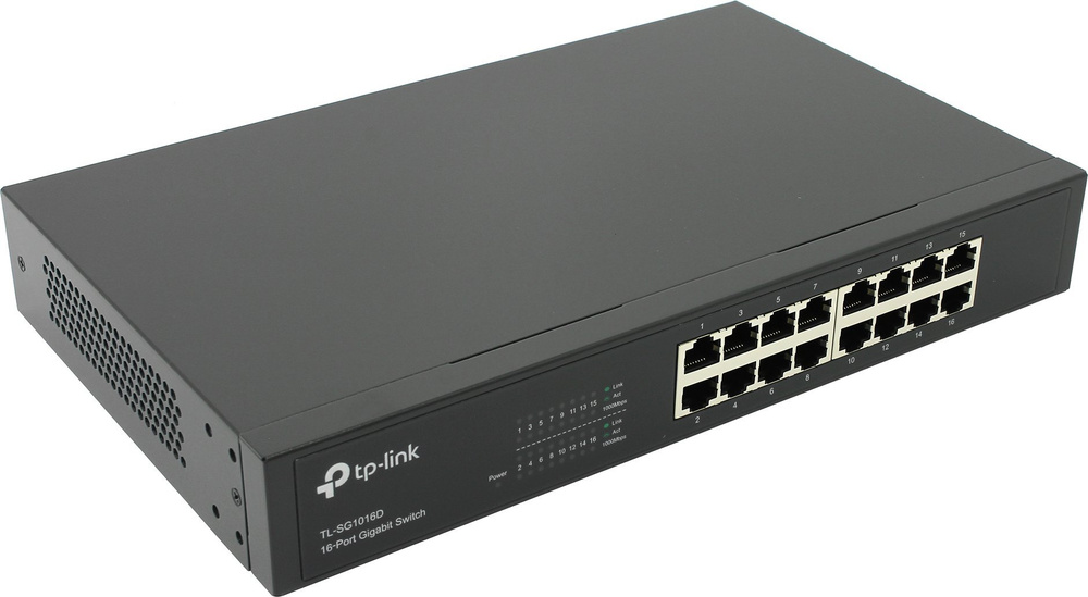 Коммутатор TP-Link TL-SG1016D - купить по выгодной цене в интернет ...