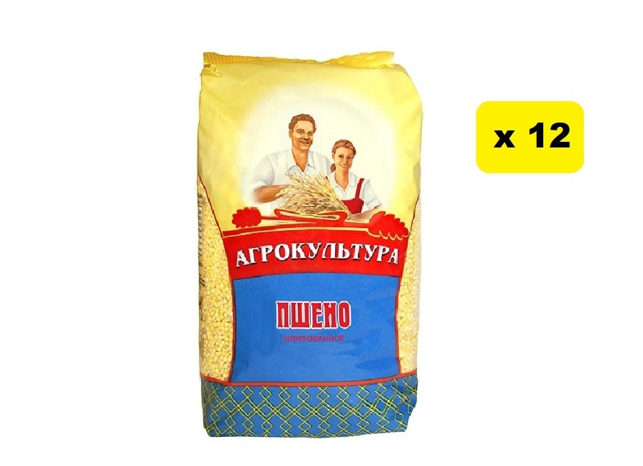 Крупа Пшено шлифованное Агрокультура 800гр*12 - купить с доставкой по ...