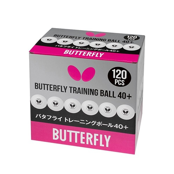 Мячи для н/тенниса Butterfly Training Box x120, White #1