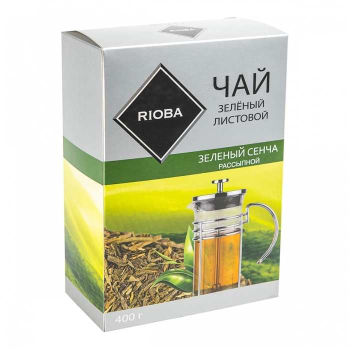 Чайный зелёный листовой RIOBA / Сенча / Чай зелёный / Чай для ...