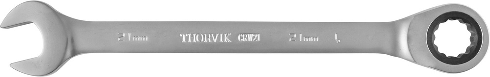 Ключ гаечный комбинированный трещоточный, 21 мм, CRW21, Thorvik #1