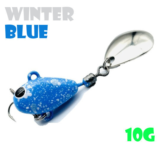 Тейл-Спиннер Uf-Studio Hurricane 10g #Winter Blue #1