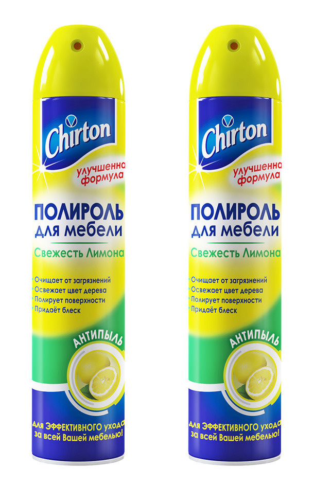 Полироль для мебели chirton антипыль 300 мл