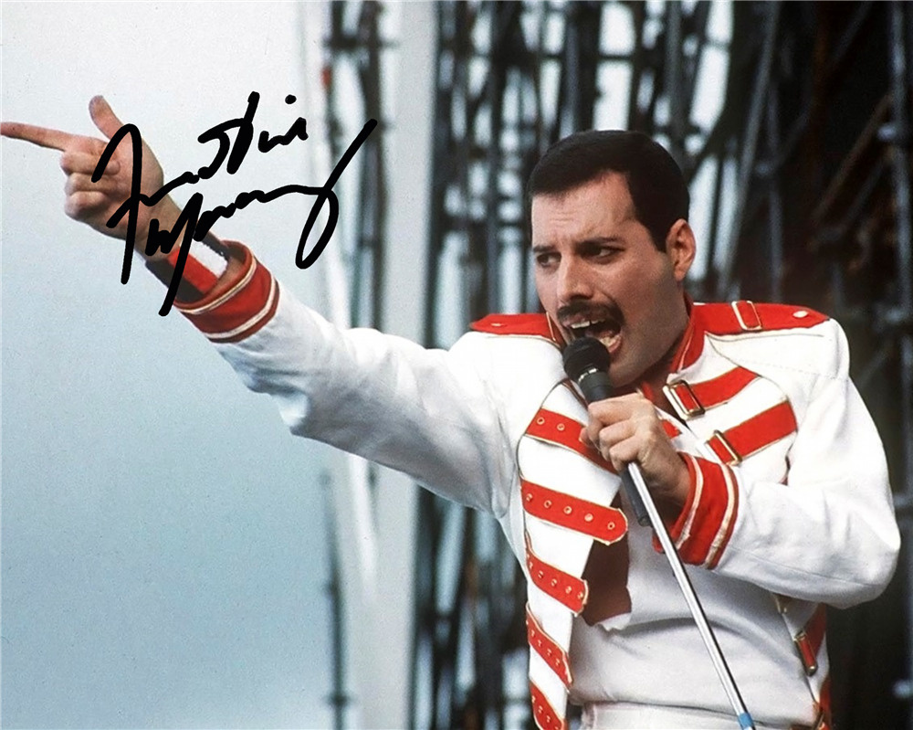 Автограф Фредди Меркьюри - Автограф Freddie Mercury Queen Rock Star - Фото  с автографом, Подписанная фотография, Автограф знаменитости, Подарок,  Автограмма, Размер 20х25 см - купить с доставкой по выгодным ценам в  интернет-магазине OZON (541945323)