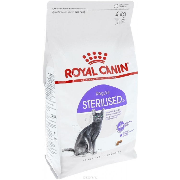 Royal Canin Корм сухой для кошек Sterilised 37, для кастрированных ...