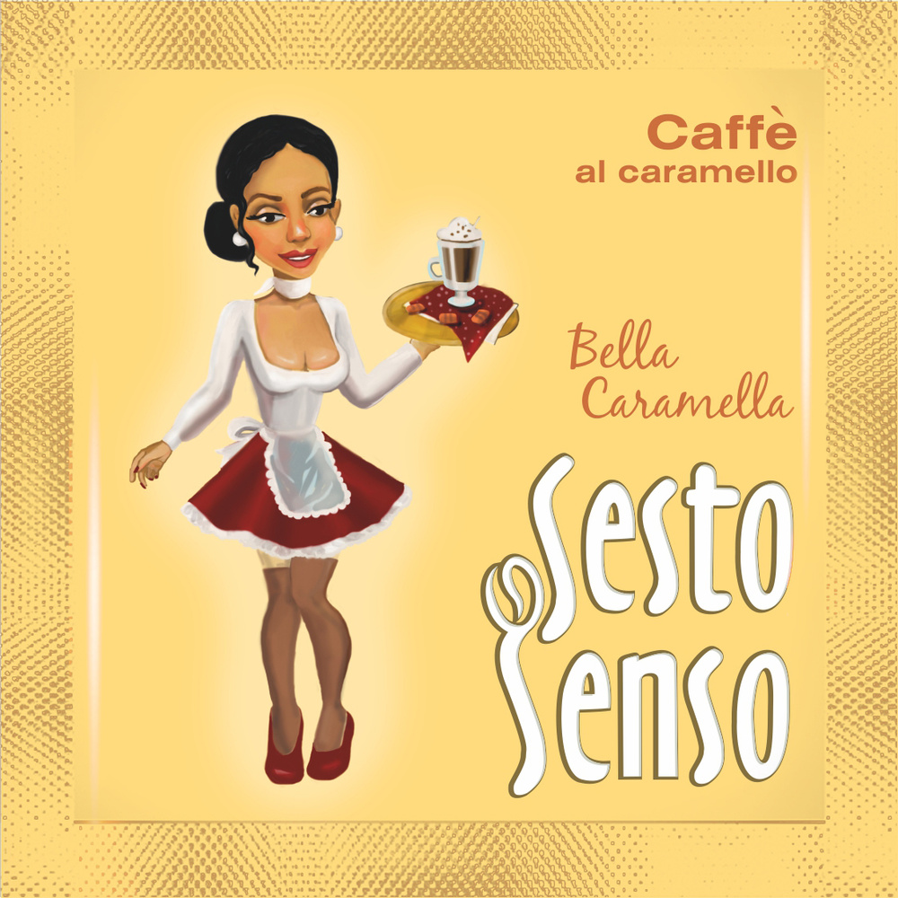 SESTO SENSO / Кофе в чалдах "Bella Caramella" (чалды, стандарт E.S.E., 44 мм), 10 шт  #1