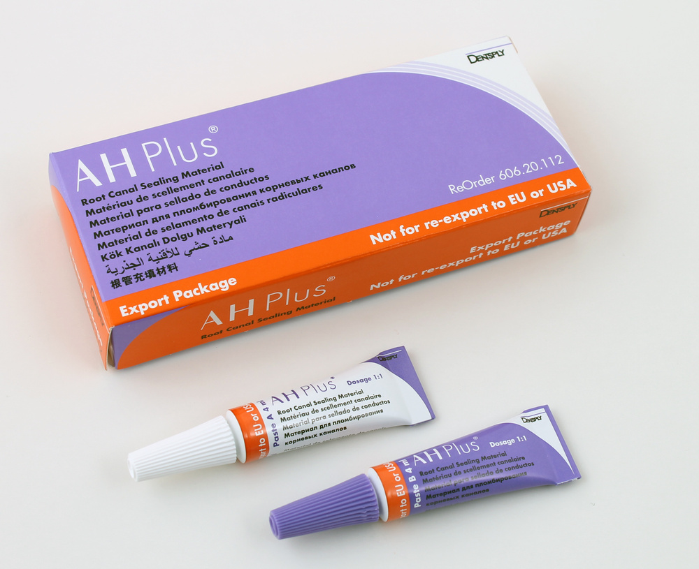АШ Плюс (AH Plus)- двухкомпонентная паста для пломбирования каналов ...