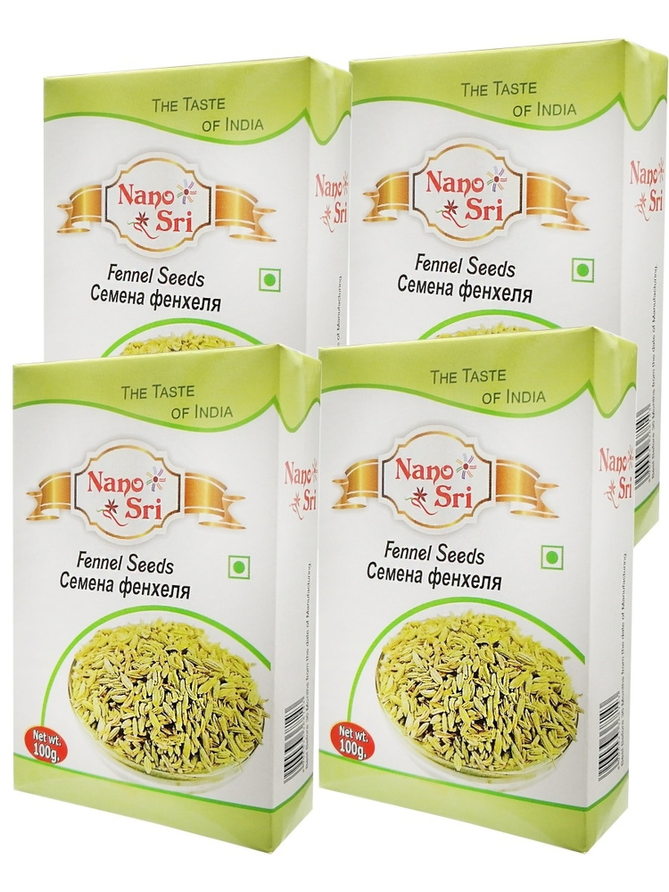 Семена фенхеля (Fennel Seeds) Nano Sri, 100 г - 4 шт #1