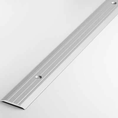 Порог напольный стыкоперекрывающий одноуровневый 25x3 мм, длина 1,8 м, профиль-порог алюминиевый Лука #1