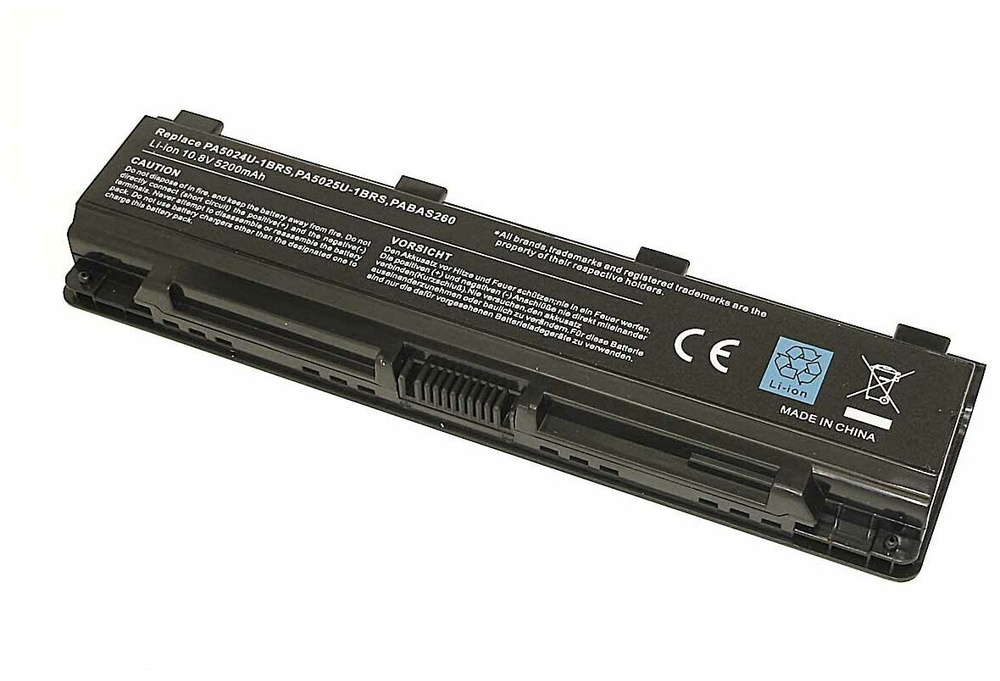 Аккумулятор для ноутбука Тошиба PA5024U-1BRS, PA5109U-1BRS, PABAS260, 11.1V, 5200mAh, код mb012162  #1