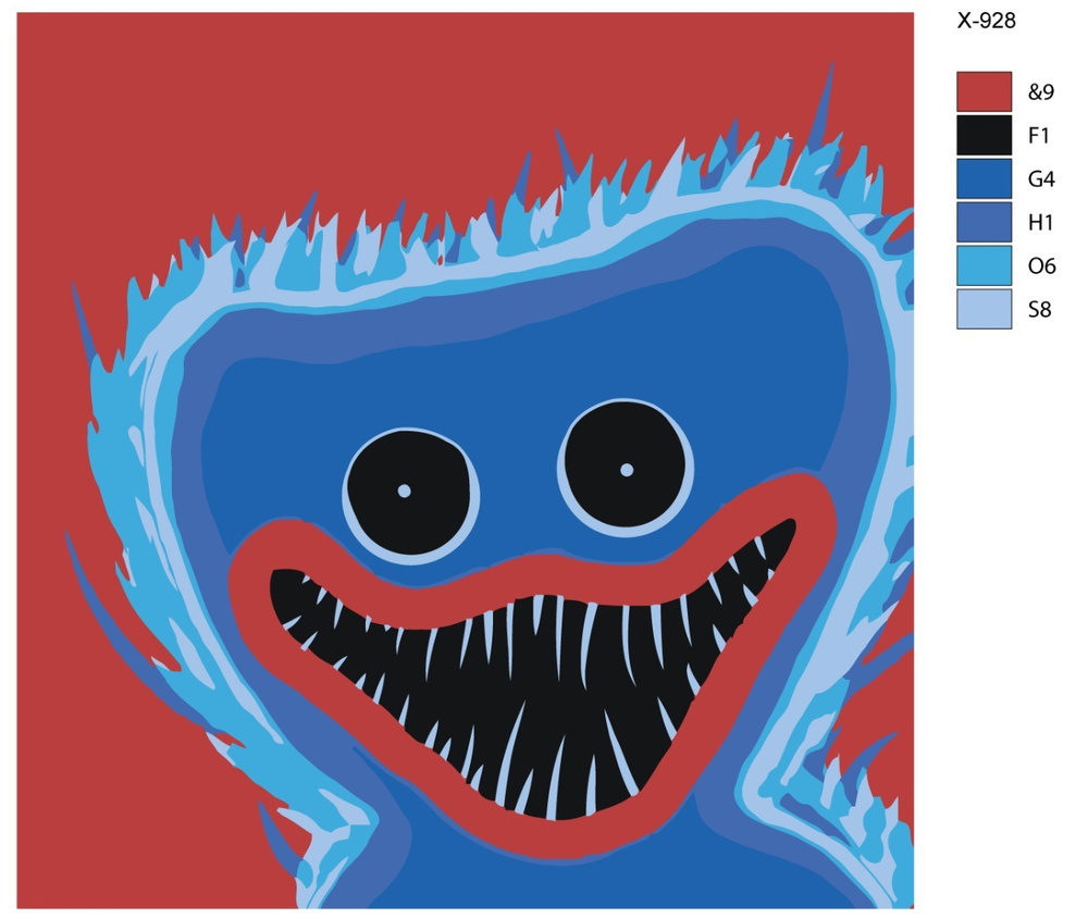 Картина по номерам X-928 