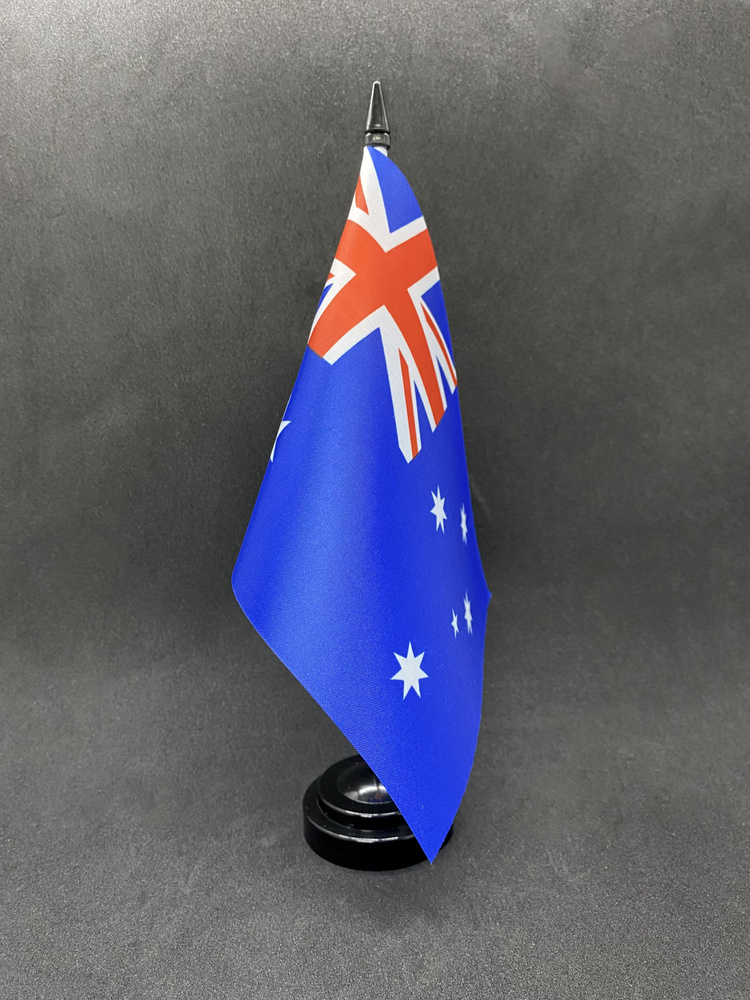 Австралия. Настольный флаг на подставке, 30 см #1