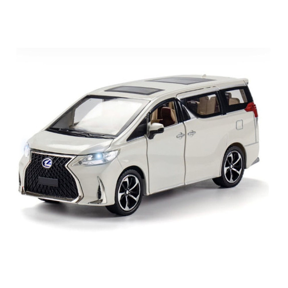 Машина минивэн Тойота Лексус (Toyota Lexus) масштаб - 1:24, цвет - белый -  купить с доставкой по выгодным ценам в интернет-магазине OZON (238937316)