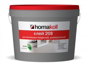 Клей для ПВХ покрытий 208 4 кг универсальный; HOMAKOLL - купить с ...