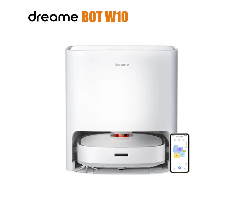 Робот-пылесос dreame Bot W10 White (RLS5C) - купить по выгодной цене в  интернет-магазине OZON (642903381)