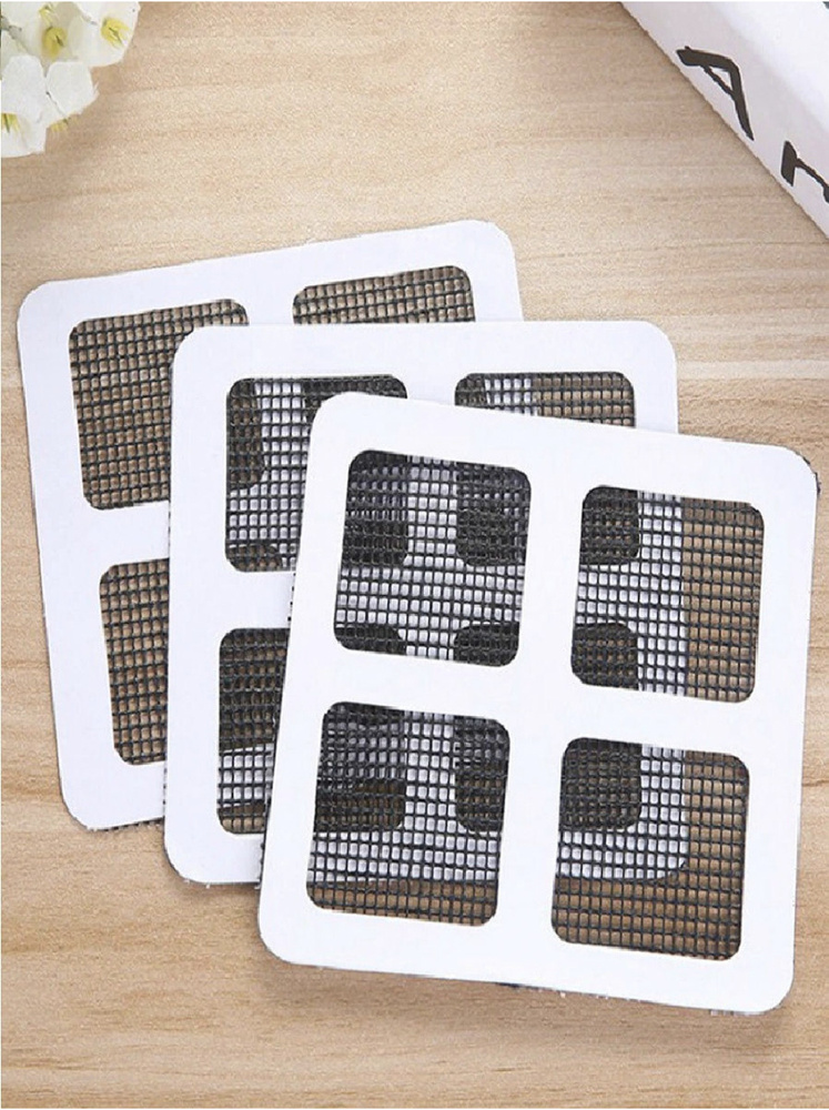 Ремкомплект для москитной сетки. Заплатка для сетки 10х10 см 3 шт ...