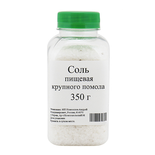 Соль крупного помола, 350 г - купить с доставкой по выгодным ценам в ...