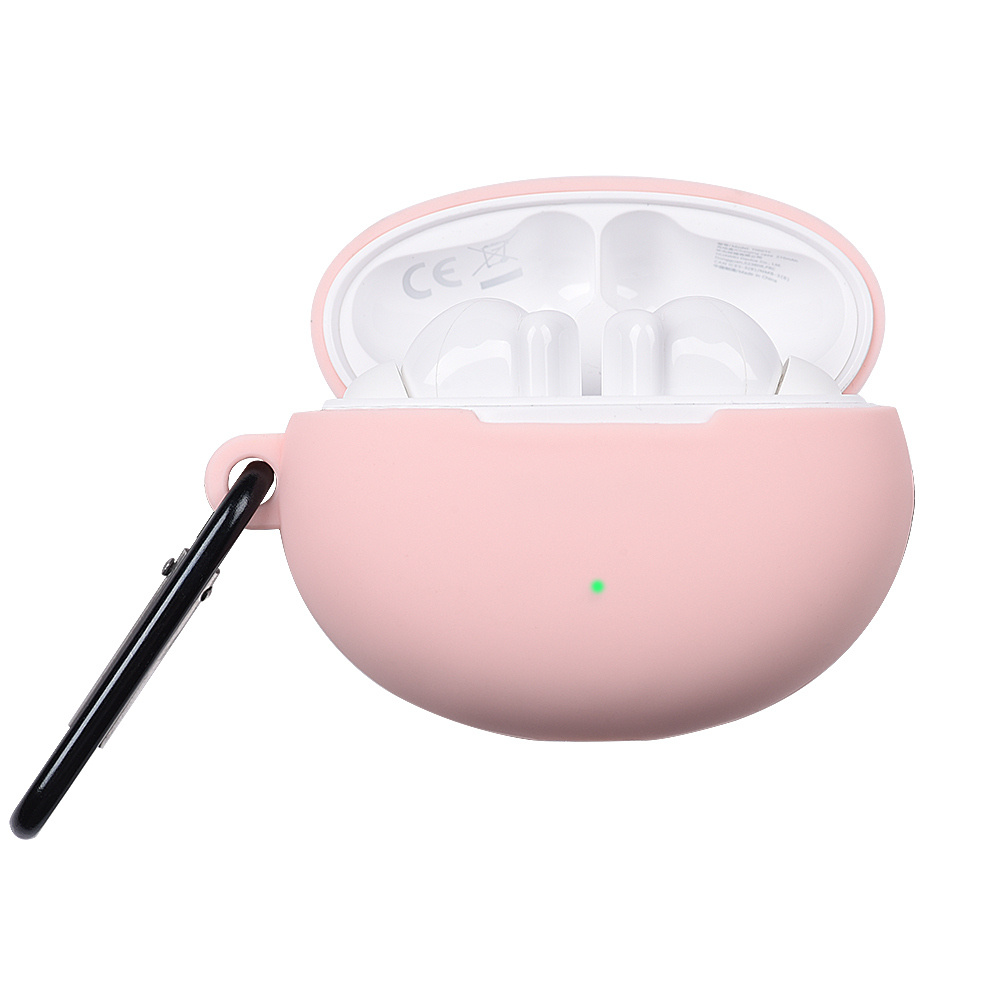 Силиконовый Чехол для наушников Huawei Freebuds 4i, с карабином кейс на ...