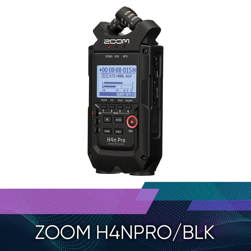 Ручной рекордер-портастудия Zoom H4n Pro Black #1