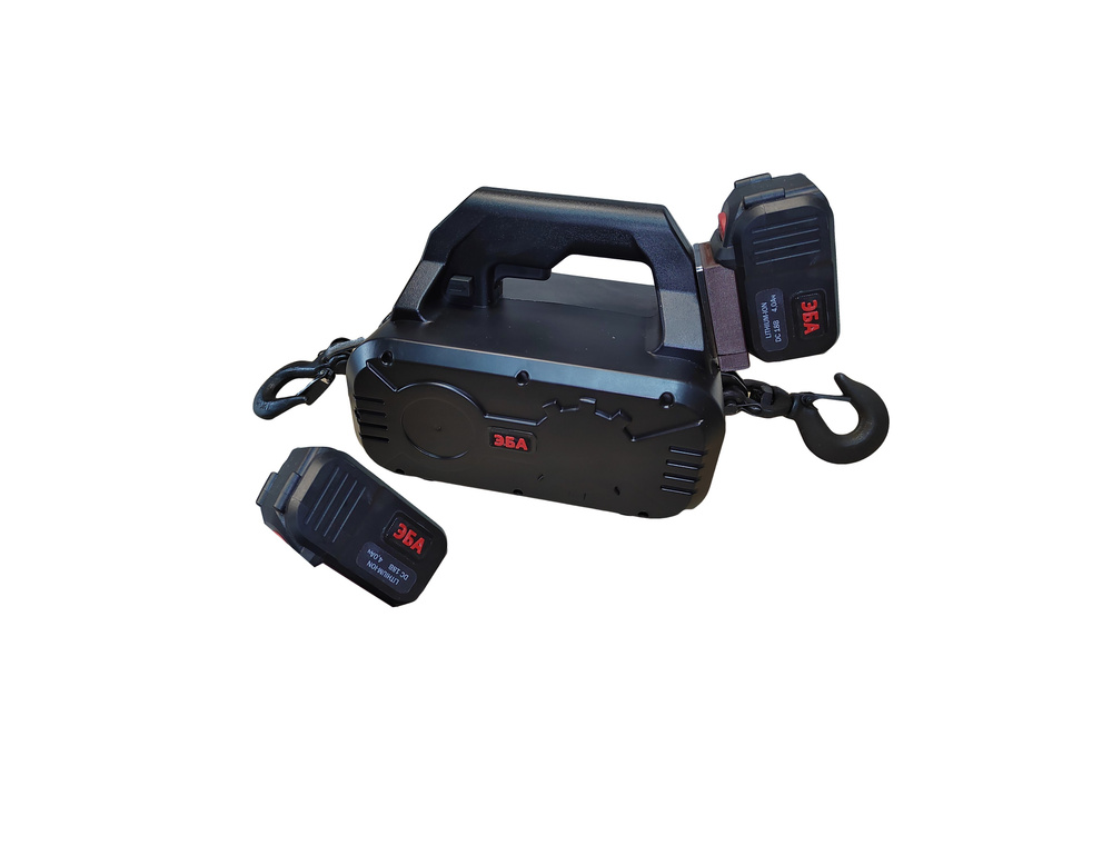 Лебедка автомобильная ЭБА ЭЛЕКТРОЛЕБЕДКА АККУМУЛЯТОРНАЯ ЭБА-500ЛА, с ...