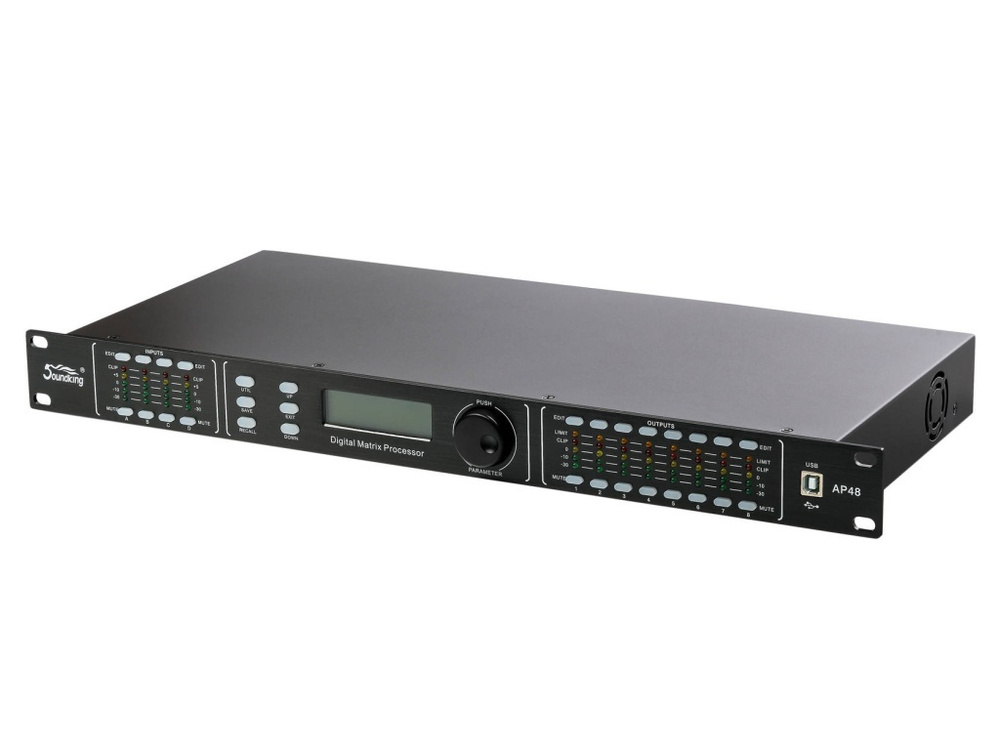 AP48 Цифровой спикер процессор, 4 входа/8 выходов, Soundking - купить с ...