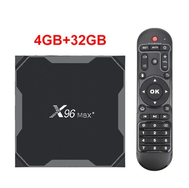 Приставка Смарт-ТВ X96 MAX Plus, 4G32G , Android 9,0, 4 ядра, Wi-Fi, 4K #1