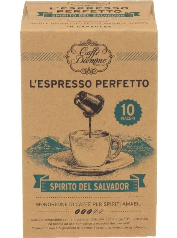 Кофе в капсулах Diemme L'espresso Perfetto Spirito Del Salvador 56 г Италия #1