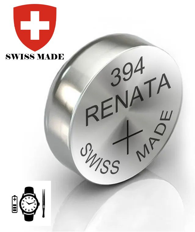 Renata Батарейка 370, 371 (SR69, SR920), Серебряно-цинковый тип, 1,55 В ...