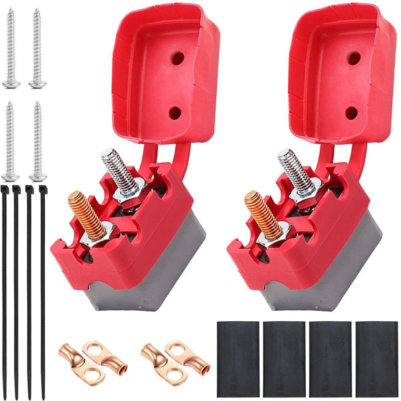 Автоматический выключатель 12 В-24 В, 50 А с простой крышкой, ud ...