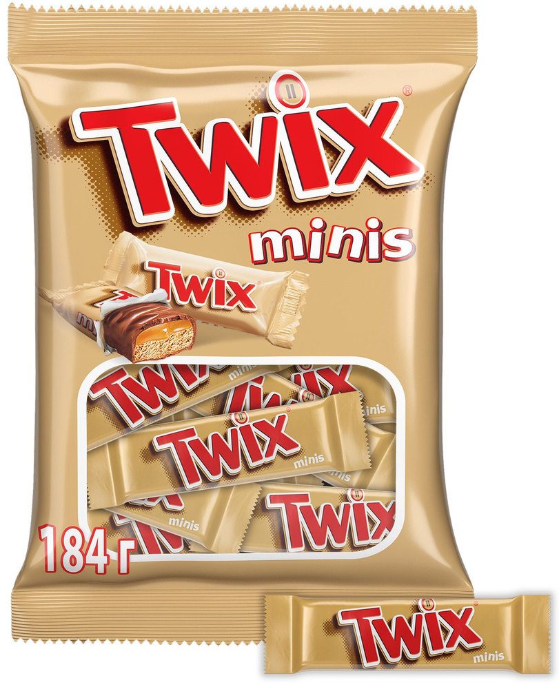 Шоколадные конфеты Twix Minis, 184 г - купить с доставкой по выгодным ценам  в интернет-магазине OZON (727895194)