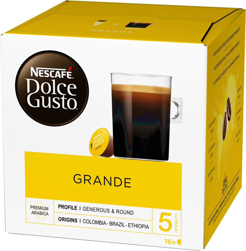 Кофе капсульный Nescafe Dolce Gusto Grande, 16 капсул (16 порций)
 #1