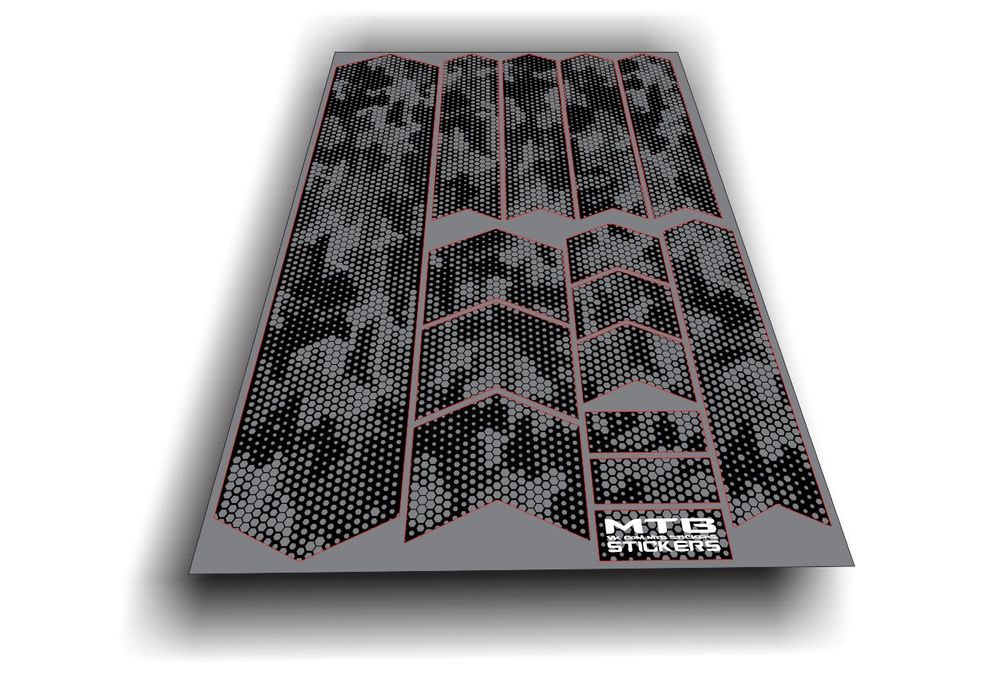 Защитные наклейки черные матовые с прозрачным глянцевым фоном, защита ...