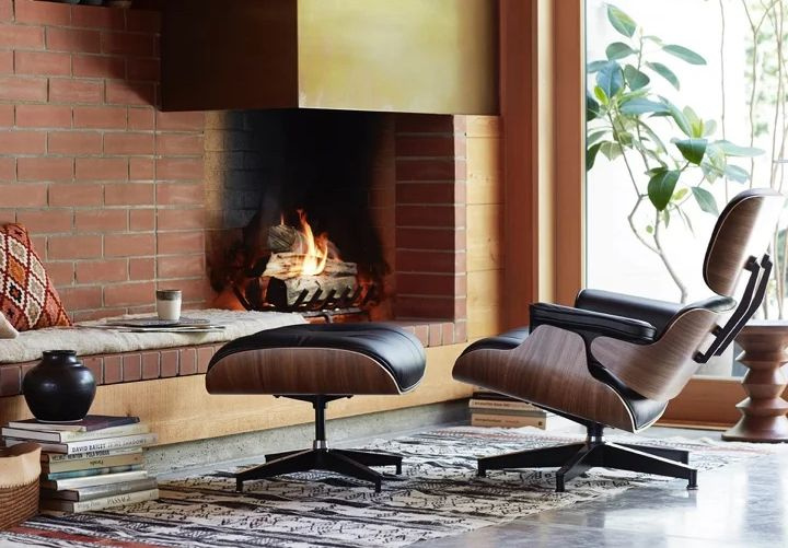 Eames lounge chair в интерьере