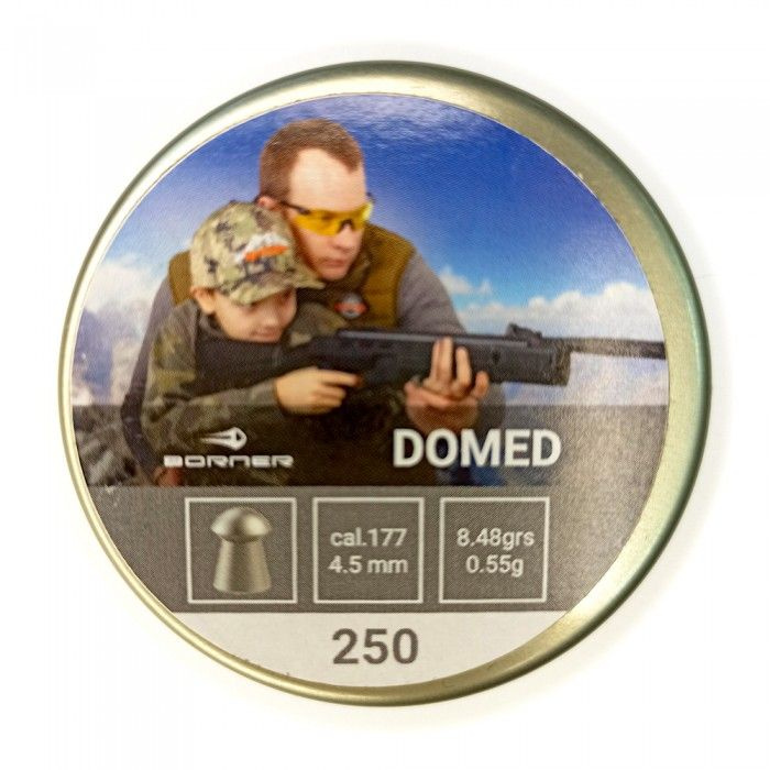 Пули Borner Domed 4,5 мм 0.55 г 250 шт #1