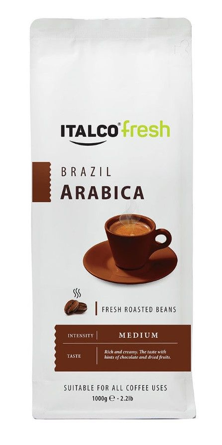 Кофе в зернах Italco Fresh Brazil Arabica 1 кг #1