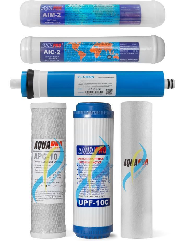 Комплект фильтров для систем AquaPro AP-600М, 6 ступеней #1