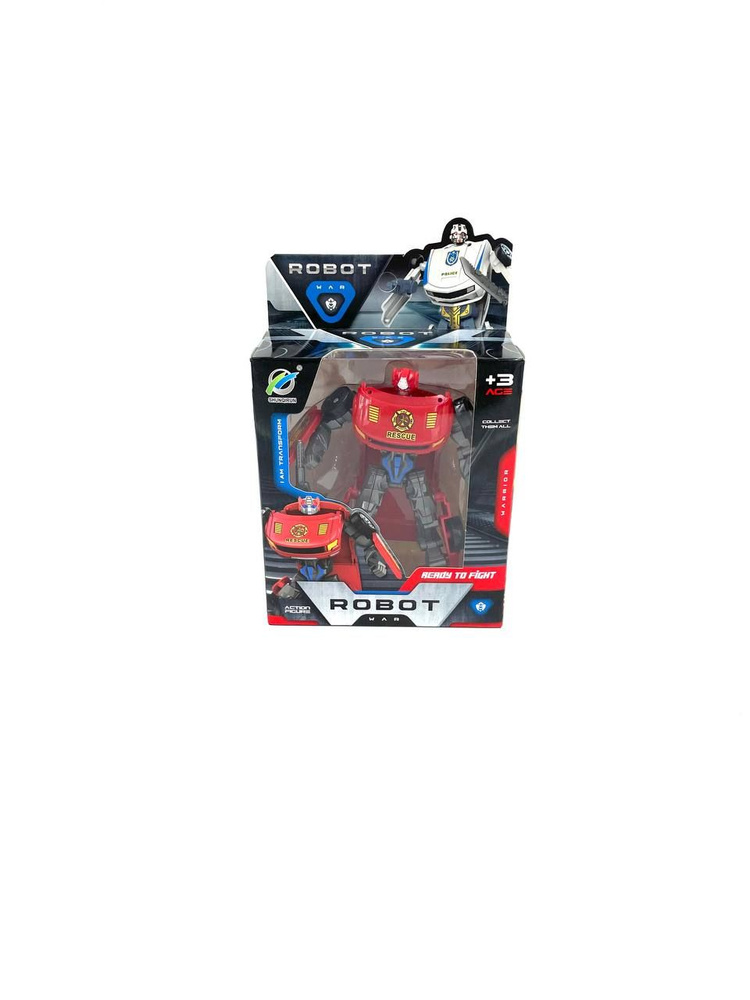 Робот Трансформер Красный Пожарный Лейтенант Юргент Д-2 - купить с ...