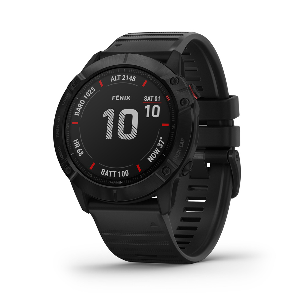 GARMIN fenix 6X Sapphire Carbon Gray DLC Black GPS Watch 010 02157 11 OZON 745613449