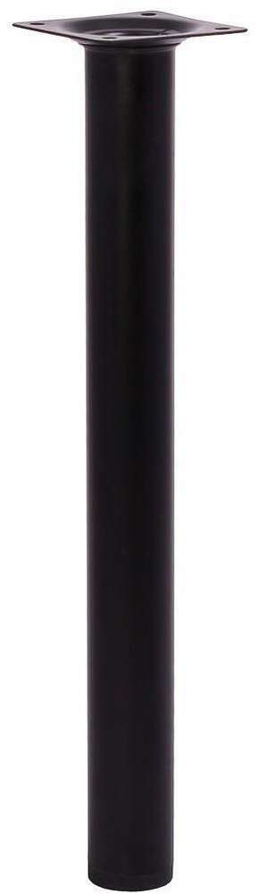 Ножка мебельная круглая 30х300мм, цвет: черный #1