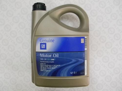 Масло моторное gm dexos2 5w30 (5 л) General Motors 1942003 - GM DAT арт ...