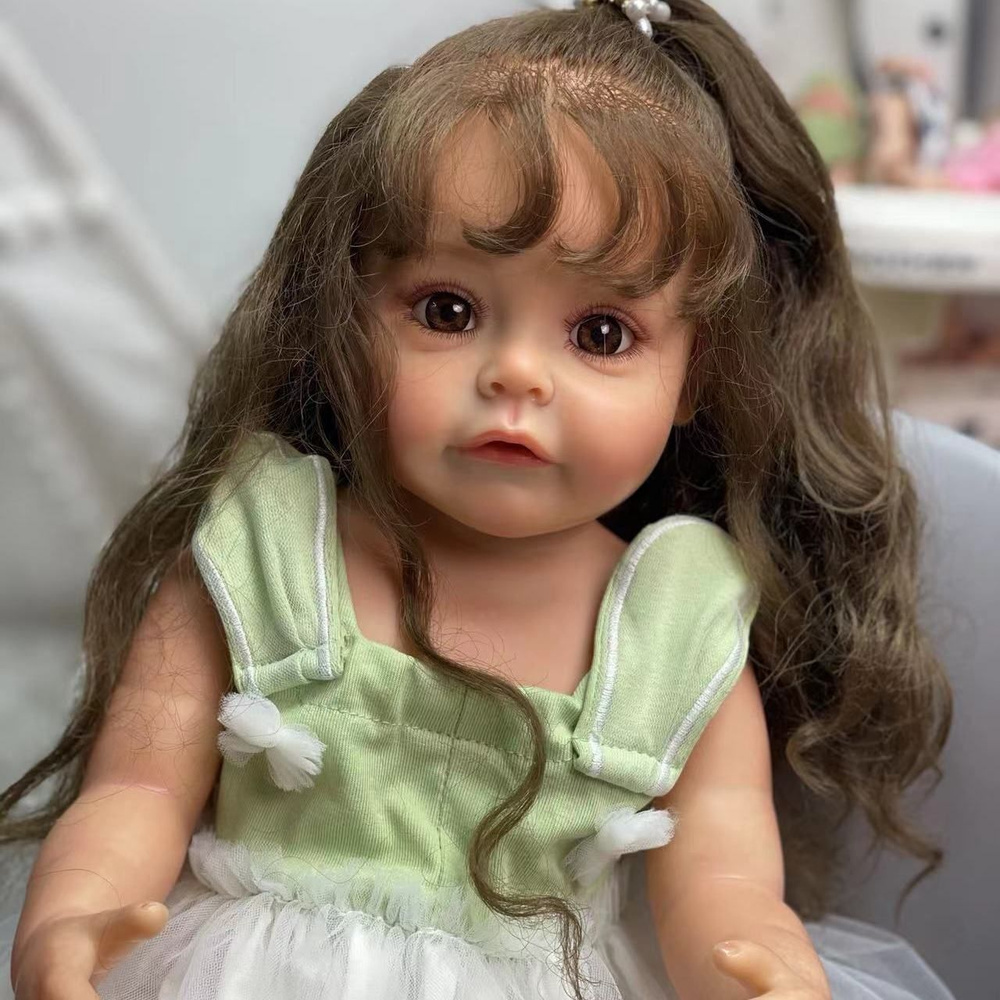 Полностью силиконовая кукла реборн 55 см. - купить с доставкой по ...