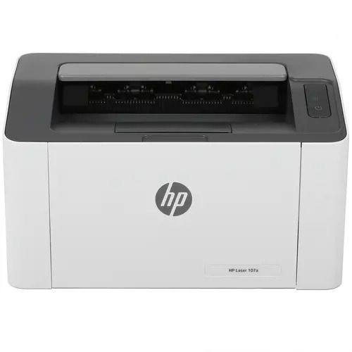 HP Принтер лазерный Laser 107a, белый купить на OZON по низкой цене  (870162463)