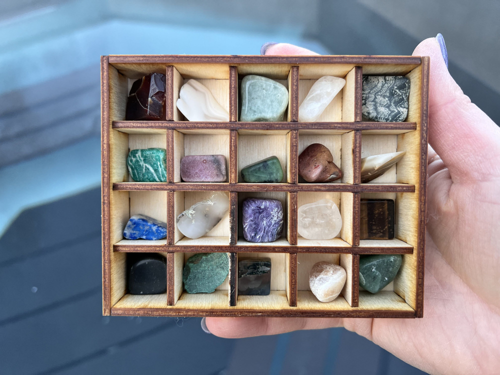 Набор камней и минералов, камни натуральные, минералы, самоцветы ...