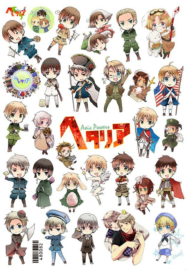 Наклейки Hetalia Axis: Powers No.1 #1