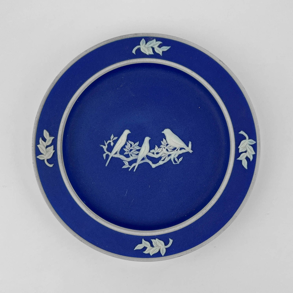 Тарелочка Birds. Wedgwood, Англия, фарфор, 1908-1929 гг. #1