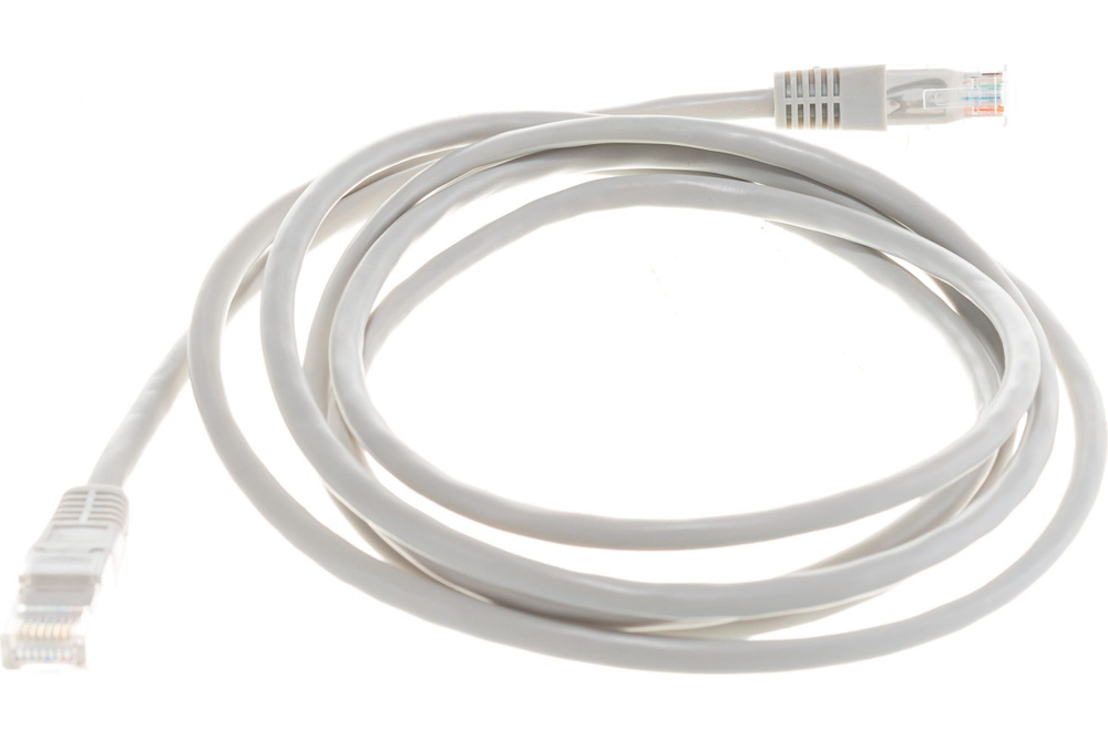 Патч-корд Rexant, UTP, CAT 5e, литой, 2 м, серый (18-1005) 1 шт #1