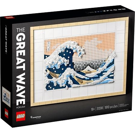 LEGO ART 31208 Большая волна в Канагаве - купить с доставкой по выгодным  ценам в интернет-магазине OZON (863823262)